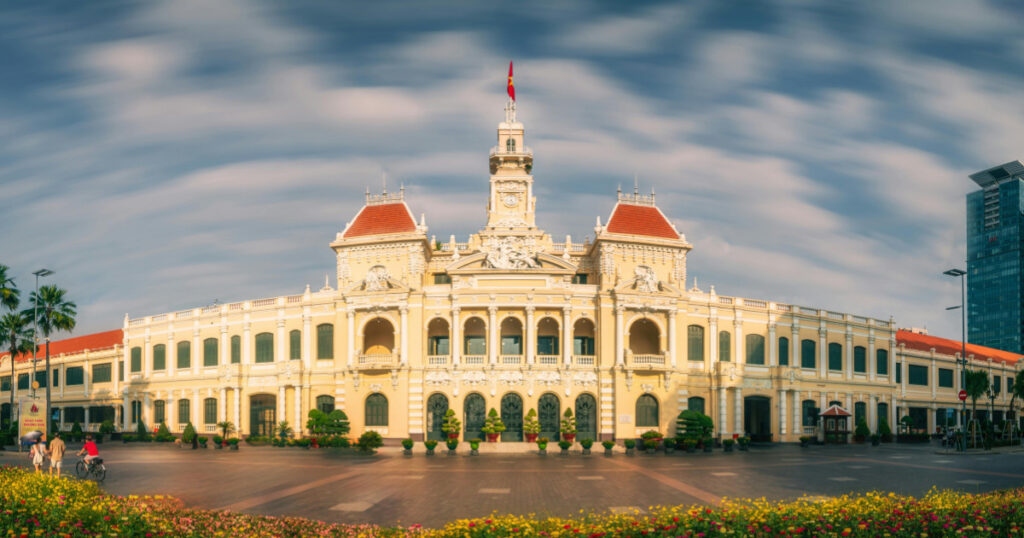 Ho Chi Minh City Hall Building panoramic View in Ho Chi Minh City Vietnam, Navigator of the Seas- Tropical Escape Sailing 